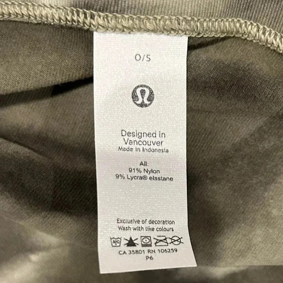 🆕Lululemon Customizable Snap Multi Nulu Scarf in Olive Green Tie Dye - Picture 5 of 7